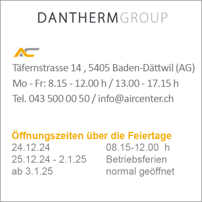 Öffnungszeiten Aircenter